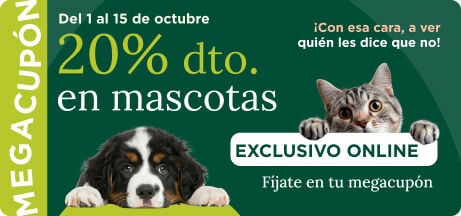 20% de descuento en mascotas